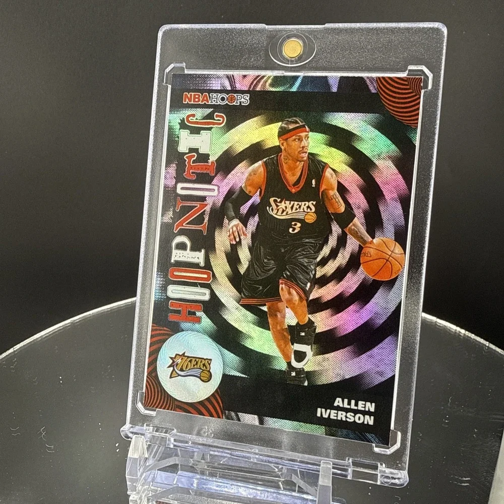 2025-26 Topps NBA HOOPS Allen Iverson Hoopnotic SSP Case Hit 76ers